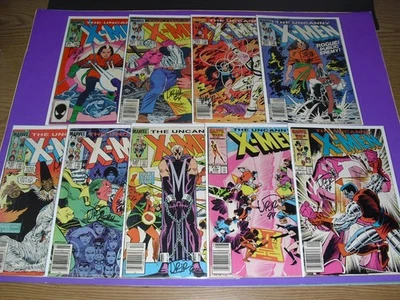 Lot 9 X-Men issues all signed John Romita Jr VG! 182 183 184 185 191 200 208 209 - Image 1 of 4
