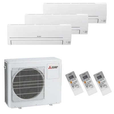 Mitsubishi Electric Klimaanlage Basic Wandgerät Multisplit Set 3 x 2,5 kW A++/A+ - Bild 1 von 4