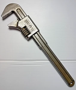 Vintage Diamond Calk Horseshoe Co. C715 - 15" Adjustable Monkey Wrench USA Tool - Picture 1 of 13