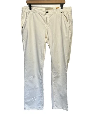 Anthropologie Pilcro Lightweight Stretch Cotton Chinos Ivory Women’s Size 32 - Image 1 of 4