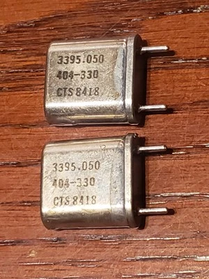 Two Heathkit Crystal Filters #404-330 (3395.050 KHz)  - Image 1 of 4