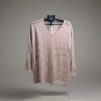 WynneLayers 轻量级窥视孔毛衣上衣套衫全新 S 码 — 第 1/4 张图片