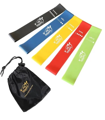 Bandas de ejercicio Fit Simplify Resistance Loop con guía de instrucciones y bolsa de transporte Foto 1 de 4