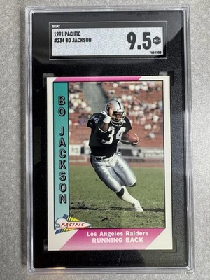 Pacific Football 1991 - #234 Bo Jackson Oakland Raiders *** SGC 9,5 MT+ *** Foto 1 de 2