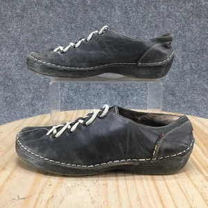 Spring Step Shoes Womens 38 Carhop Casual Lace Up Sneakers Gray Leather Low Top - Picture 1 of 17