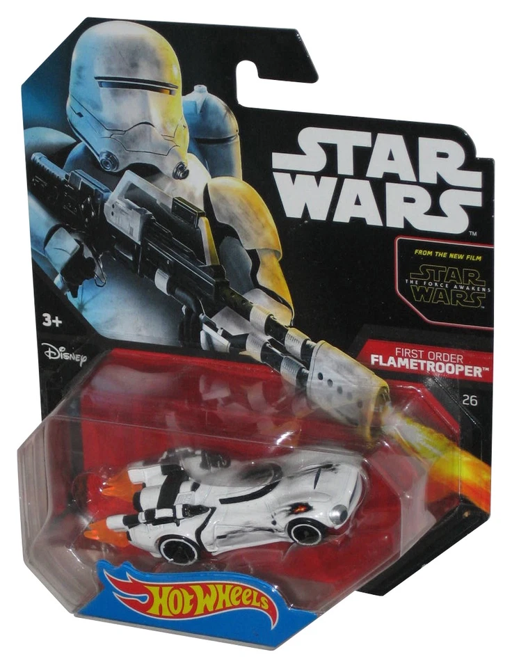 Star Wars Force Awakens Hot Wheels (2014) Premier Ordre Flametrooper Personnage - Photo 1/1