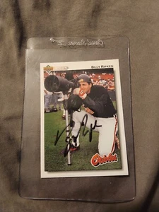 1992 Upper Deck #250 Billy Ripken signed auto BAS BECKETT Perfect Condition - Picture 1 of 2