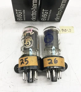 Par de tubos Electro-Harmonix 6V6 probados y combinados (jj) - Imagen 1 de 1