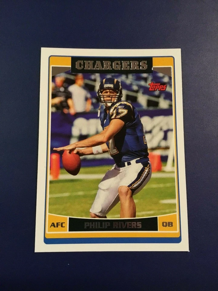 2006 Topps # 117 PHILIP RIVERS San Diego Chargers Great Card Look !  - Image 1 of 2