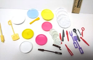 Vintage Barbie & Misc Dollhouse Miniature Kitchen Accessories Items (Lot) - Picture 1 of 10