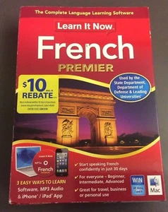 Learn It Now French Premier Software Speak French In 30 Days Win Mac 3 Learning - Picture 1 of 6