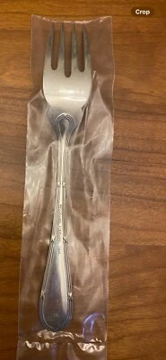 "Tenedor de ensalada de plata esterlina Parma de Buccellati Italia 7""" Foto 1 de 2