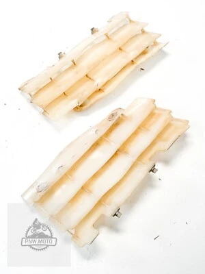 Kawasaki KX250F KX 250F 2004 2005 OEM protector de radiador ventilación Louever Foto 1 de 3