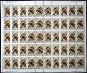 HOJA DE ESTAMPILLAS DE Canadá #684 - Comunicaciones (1976) 20 ¢ - Imagen 1 de 1