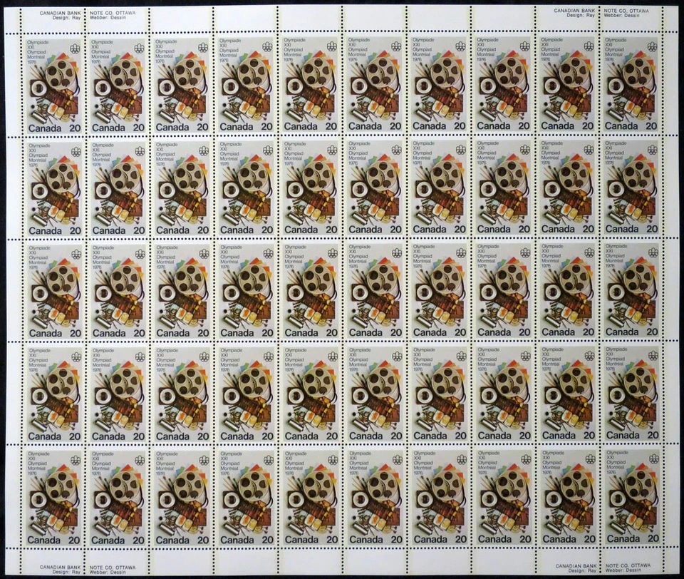 Canada Stamp SHEET#684 - Communications (1976) 20¢ - Image 1 of 1