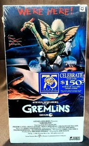 RARE! Gremlins VHS tape factory sealed Warner Home Video 1985 New Rare IGS Ready - Picture 1 of 12