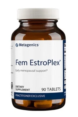 Fem EstroPlex de Metagenics. 90 Comprimidos. Alivio natural de los síntomas de la menopausia Foto 1 de 3