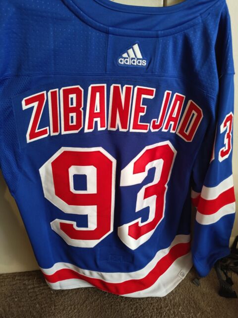 Mika Zibanejad New York Rangers adidas Fresh Name & Number T-Shirt - Navy