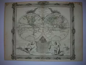 World Map Desnos 1766 - Picture 1 of 3