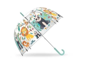 Animal theme Transparent Bell Umbrella 19" kids adults childs - Picture 1 of 1