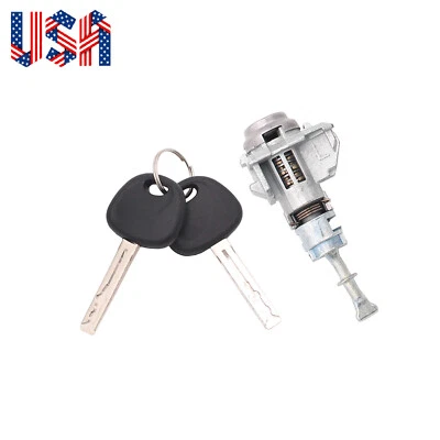 Cerradura de puerta del lado izquierdo del conductor cilindro con 2 llaves apta para Kia Optima 2011-2018 Foto 1 de 4