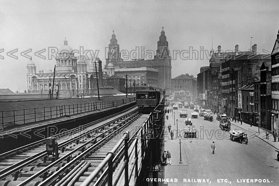 Fxx-54 The Overhead Railway Liverpool, Lancashire. Photo - Image 1 of 1