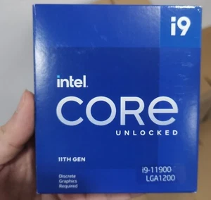 New Intel Core i9-11900 SRKNJ 2.5GHz 8 Core LGA1200 65W Desktop Processor CPU - Picture 1 of 1