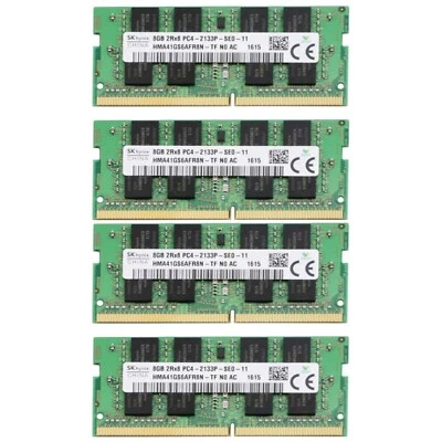 Hynix 32GB (4X 8GB) DDR4 2133MHz PC4-17000 Sodimm Memory Ram HMA41GS6AFR8N-TF - Image 1 of 4