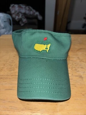 Visera de golf Masters American Needle verde ajustable en muy buena condición (usada) Foto 1 de 4