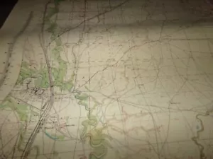 Mappa topografica vintage militare esercito americano Fort Sills Oklahoma dipartimento guerra sul terreno - Foto 1 di 9