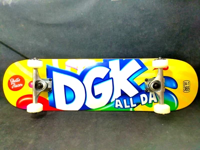 DGK Skateboard Complete 8.0 Juicy DGK Wheels Abec 5 Bearings Kids Skate - image 1 of 3