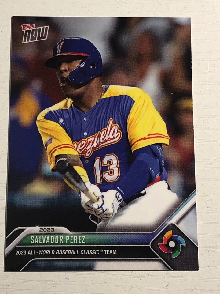 2023 Topps Now All World Team Baseball Classic Salvador Perez WBCA10 - Image 1 of 1