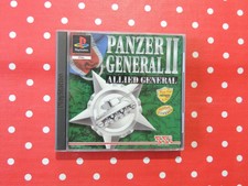 Panzer General II 2 Allied General Playstation 1 PS1 PSX in original box with instructions