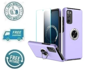 Coque téléphone violette neuve béquille protection écran pour Samsung Galaxy S20 FE - Photo 1 sur 6