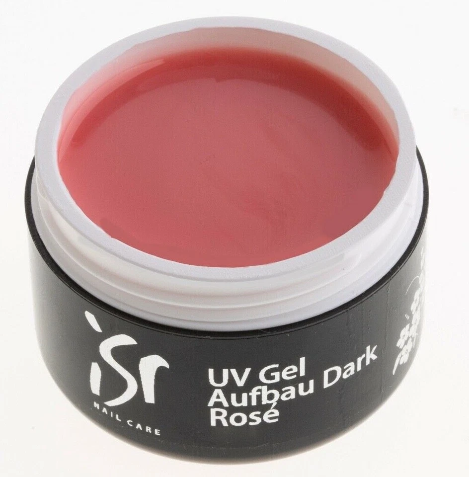 ISR UV Gel Aufbau Dark Rosé Rosa mittelviskos keine Hitzeentwicklung Honigeffekt