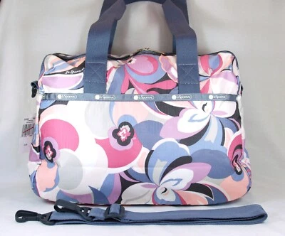 NUEVO CON ETIQUETAS LeSportsac BOLSO HARPER "Orchid Swirl" Foto 1 de 4