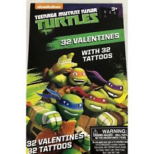 Valentines Turtles Teenage Mutant Ninja 32 Valentines 32 Tattoos 8 Designs Gift