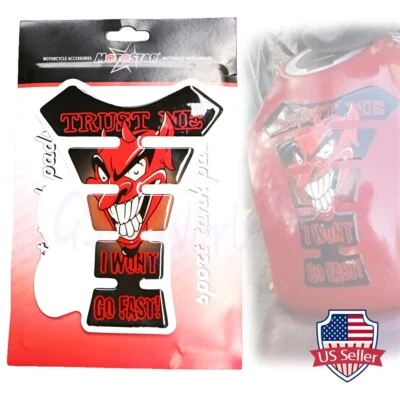 Fuel Tank Decal Pad Gas Cap Sticker Protector Fit For Honda Suzuki Yamaha - Image 1 of 4