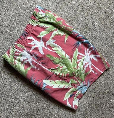 Tommy Bahama Bañador Relax Para Hombres XL Coral Floral Estampado Completo Board Shorts Foto 1 de 4