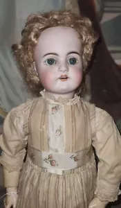 Bambola Germania 18" antica Heinrich Handwerck 79 abito originale antico - Foto 1 di 7