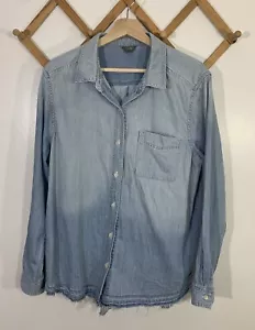 Eddie Bauer Denim Shirt Vintage Wash XL - Picture 1 of 8
