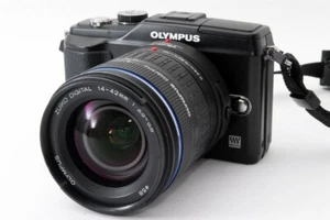 Olympus Pen E-PL2 12.3MP 14-42mm Lentille Set Noir [ EXC Avec / 8GB Carte SD - Photo 1 sur 10