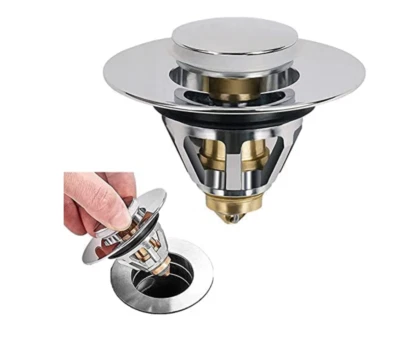 Universeller POP UP Ventil Stöpsel Ablauffilter  Bounce Abflussstopfen 30mm - Bild 1 von 4