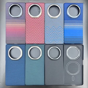 Funda Magsafe Magnética Honor Magic V3 Tela Aramida Fibra de Carbono Cubierta Protectora - Imagen 1 de 52