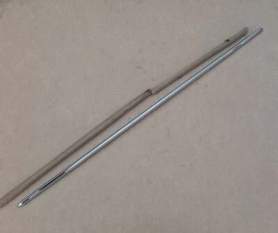 Plymouth PJ 1935 NOS MoPar derecha o izquierda capó persiana moldura lateral exterior Foto 1 de 4