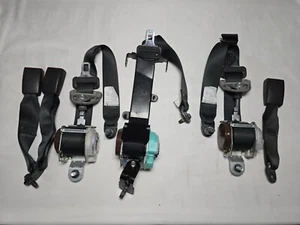 2005 - 2015 Nissan Frontier Rear Seat Belt Retractors & Buckles (OEM) Black - Picture 1 of 10