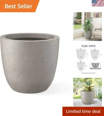 Jardinera de hormigón contemporánea para espacios interiores y exteriores - Fácil mantenimiento Foto 1 de 4