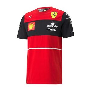 2022 Leclerc Team Ferrari F1 Men's T-shirt  size S
