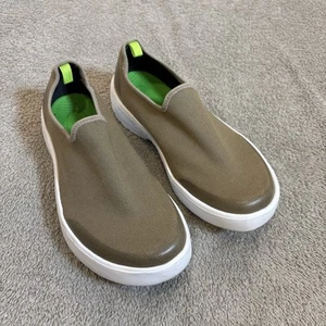 OOFOS Oomg Eezee Women’s Sz 7 US 38 EU Olive Green Slip On Low Shoes Comfort - Picture 1 of 11