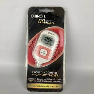Omron GoSmart Pocket Pedometer with Activity Tracker Go Smart Pink Exercise NEW - Picture 1 of 2